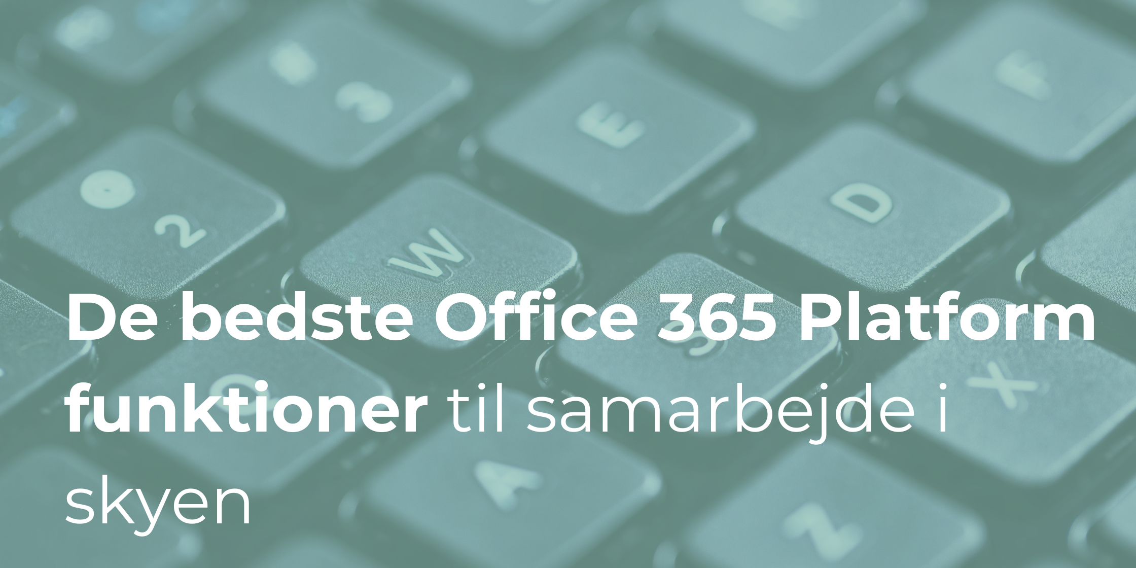 De bedste Office 365 Platform funktioner til samarbejde i skyen