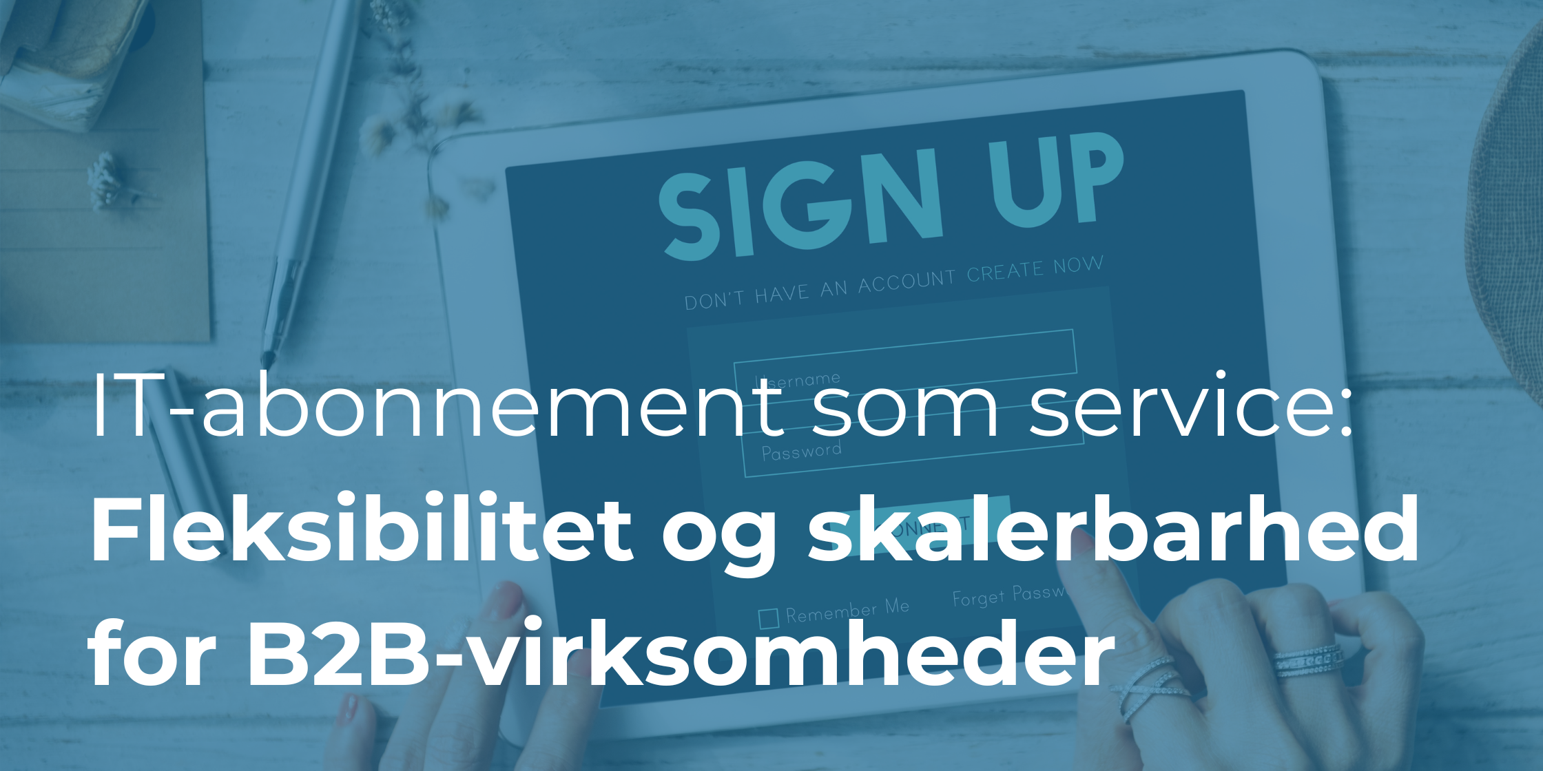 IT-abonnement som en service Fleksibilitet og skalerbarhed for B2B-virksomheder