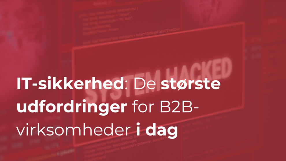 IT-sikkerhed: De største udfordringer for B2B-virksomheder i dag