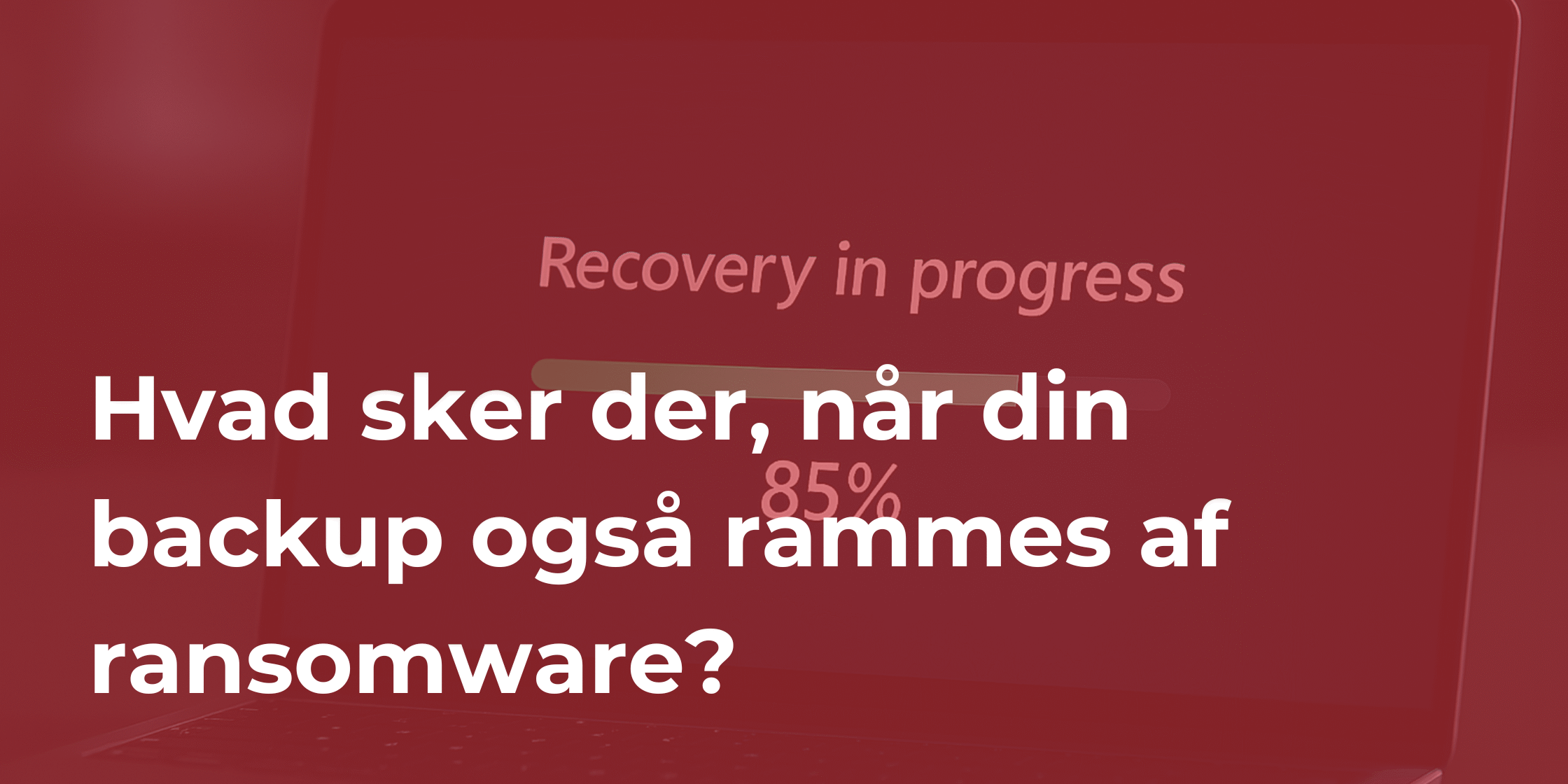 Hvad sker der, når din backup også rammes af ransomware?